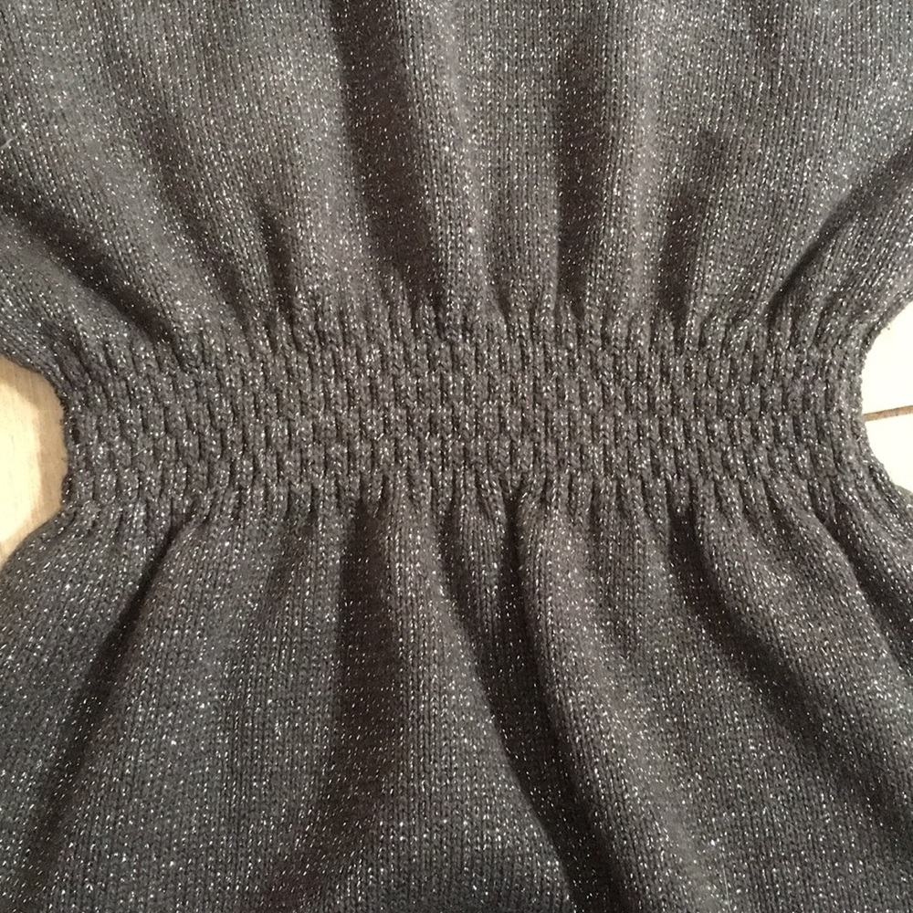 Girls Dark gray with silver Dress - Picture 3 of 8